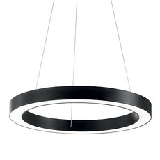 Светильник с арматурой чёрного цвета Ideal Lux ORACLE D50 ROUND NERO