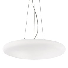 Светильник с арматурой хрома цвета, плафонами белого цвета Ideal Lux SMARTIES SP3 D50 BIANCO
