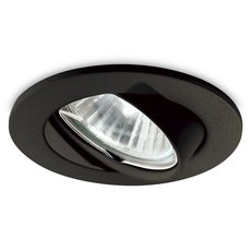 Точечный светильник с арматурой чёрного цвета Ideal Lux SWING NERO