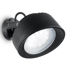 Светильник для уличного освещения с арматурой чёрного цвета, плафонами чёрного цвета Ideal Lux TOMMY AP NERO 4000K