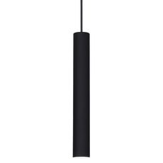 Светильник с арматурой чёрного цвета, плафонами чёрного цвета Ideal Lux TUBE D6 NERO