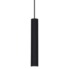 Светильник с металлическими плафонами чёрного цвета Ideal Lux TUBE D4 NERO