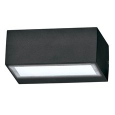 Светильник для уличного освещения с арматурой чёрного цвета, плафонами чёрного цвета Ideal Lux TWIN AP1 BIG NERO