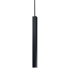 Светильник с арматурой чёрного цвета, металлическими плафонами Ideal Lux ULTRATHIN D040 SQUARE NERO
