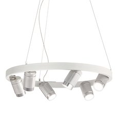 Светильник с арматурой белого цвета, металлическими плафонами Ideal Lux ZOOM SP BIANCO