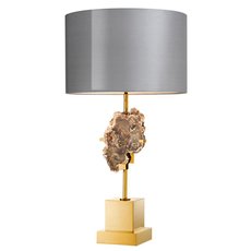 Настольная лампа с текстильными плафонами серого цвета EICHHOLTZ 111023