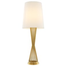 Настольная лампа с текстильными плафонами белого цвета EICHHOLTZ 111756