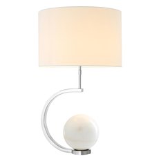 Настольная лампа с текстильными плафонами белого цвета EICHHOLTZ 111036