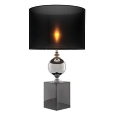 Настольная лампа с арматурой чёрного цвета, плафонами чёрного цвета EICHHOLTZ 109148
