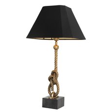 Настольная лампа с текстильными плафонами чёрного цвета EICHHOLTZ 111556