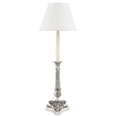 Настольная лампа с текстильными плафонами белого цвета EICHHOLTZ 109160