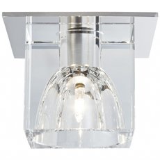 Точечный светильник с арматурой хрома цвета, стеклянными плафонами Paulmann 92018
