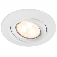Точечный светильник с арматурой белого цвета, плафонами белого цвета Paulmann 92027