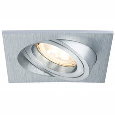 Точечный светильник с арматурой алюминия цвета, плафонами алюминия цвета Paulmann 92619