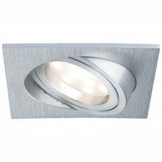 Точечный светильник с арматурой алюминия цвета, металлическими плафонами Paulmann 92800
