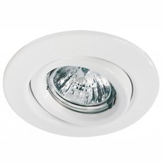 Точечный светильник с арматурой белого цвета, металлическими плафонами Paulmann 98916