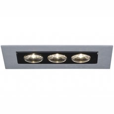 Точечный светильник с металлическими плафонами чёрного цвета Paulmann 99457