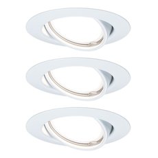 Точечный светильник с арматурой белого цвета, плафонами белого цвета Paulmann 93422