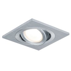 Точечный светильник с металлическими плафонами алюминия цвета Paulmann 92918