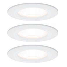 Точечный светильник с арматурой белого цвета, плафонами белого цвета Paulmann 93442