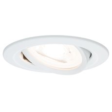 Точечный светильник с арматурой белого цвета, плафонами белого цвета Paulmann 93430