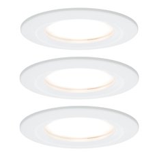 Точечный светильник с плафонами белого цвета Paulmann 93460
