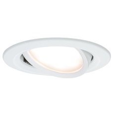 Точечный светильник с арматурой белого цвета, плафонами белого цвета Paulmann 93484
