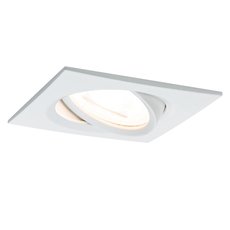 Точечный светильник с арматурой белого цвета, металлическими плафонами Paulmann 93471