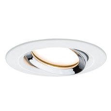 Точечный светильник с арматурой белого цвета, плафонами белого цвета Paulmann 93685