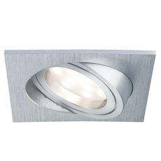 Точечный светильник с металлическими плафонами алюминия цвета Paulmann 92839
