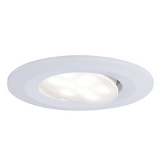 Точечный светильник с арматурой белого цвета, пластиковыми плафонами Paulmann 99934