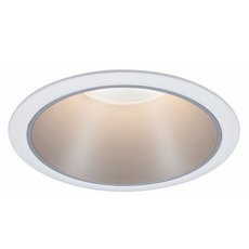 Точечный светильник с арматурой белого цвета, пластиковыми плафонами Paulmann 93398