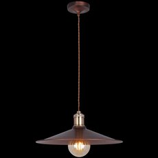 Светильник с арматурой коричневого цвета, металлическими плафонами Maytoni T028-01-R