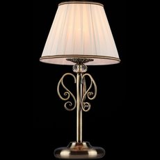 Настольная лампа с арматурой бронзы цвета, текстильными плафонами Maytoni ARM420-22-R
