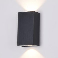 Светильник для уличного освещения с плафонами чёрного цвета Maytoni O581WL-L6B