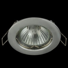 Точечный светильник с арматурой никеля цвета, металлическими плафонами Maytoni DL009-2-01-CH