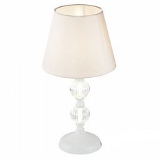 Настольная лампа с арматурой белого цвета, плафонами белого цвета Freya FR2032TL-01W