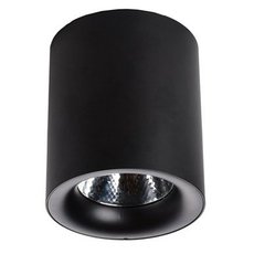 Точечный светильник с арматурой чёрного цвета Elvan NLS-584-12W-NH black