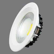 Точечный светильник с арматурой белого цвета, пластиковыми плафонами Elvan VLS-7480R-10W-WW