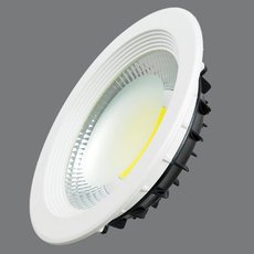 Точечный светильник с арматурой белого цвета, пластиковыми плафонами Elvan VLS-7480R-20W-NH