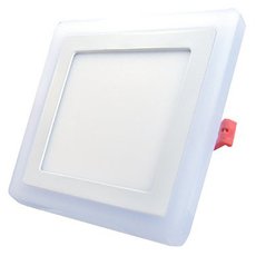 Точечный светильник с плафонами белого цвета Elvan VLS-304-SQ-3+2