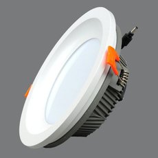 Точечный светильник с плафонами белого цвета Elvan VLS-5048R-16W-WW