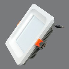 Точечный светильник с плафонами белого цвета Elvan VLS-5048SQ-16W-WW