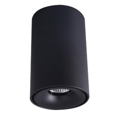 Точечный светильник с арматурой чёрного цвета, плафонами чёрного цвета Elvan NLS-T0155-8W-WW-BLK