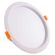 Точечный светильник с арматурой белого цвета, плафонами белого цвета Elvan 2821R-6W-3000K