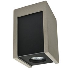 Точечный светильник с арматурой серого цвета, металлическими плафонами Elvan 210033-GU10-Gr/Bk