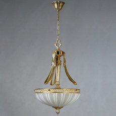 Светильник с арматурой бронзы цвета, плафонами белого цвета AMBIENTE by BRIZZI 02228 WP