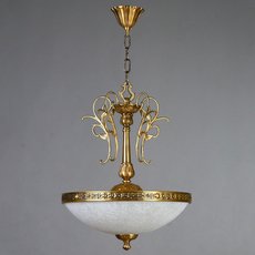 Светильник с арматурой бронзы цвета, плафонами белого цвета AMBIENTE by BRIZZI 02140 AB