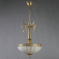 Светильник с арматурой бронзы цвета, плафонами белого цвета AMBIENTE by BRIZZI 02227 WP