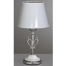 Настольная лампа с текстильными плафонами белого цвета Paderno Luce T.825/1.02 WHITE